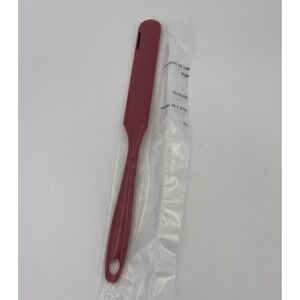 RED Silicone Spatula Cake Icing Frosting Spreader Kitchen Bowl Jar NEW